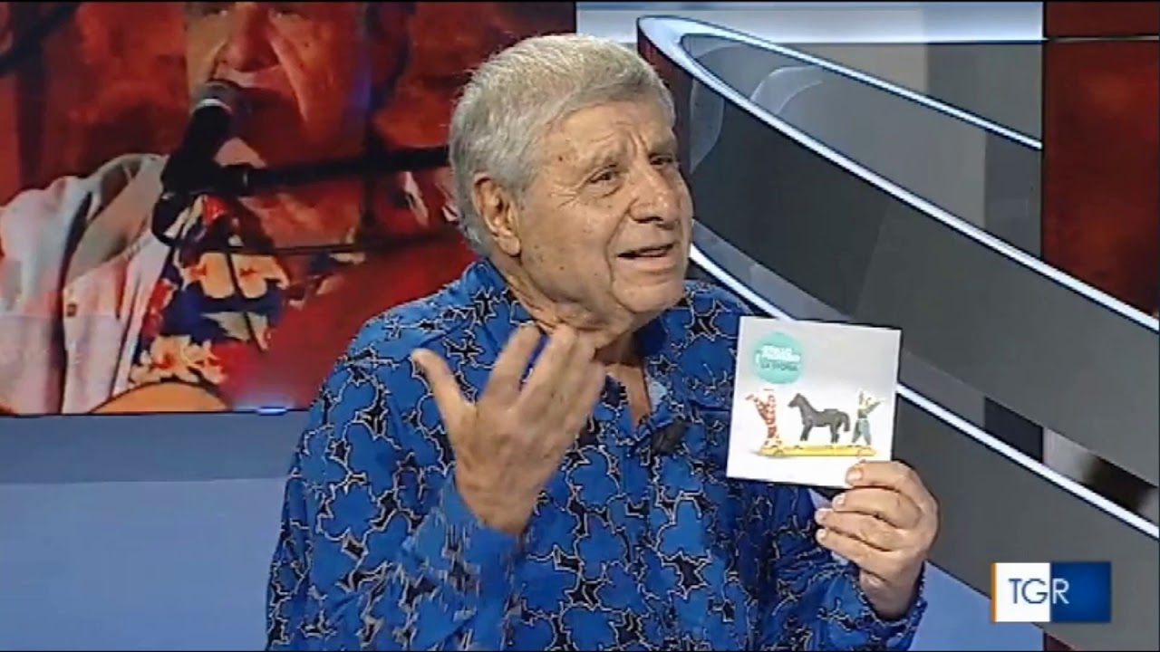 Otello Profazio al TGR Calabria con La Storia, il suo ultimo cd