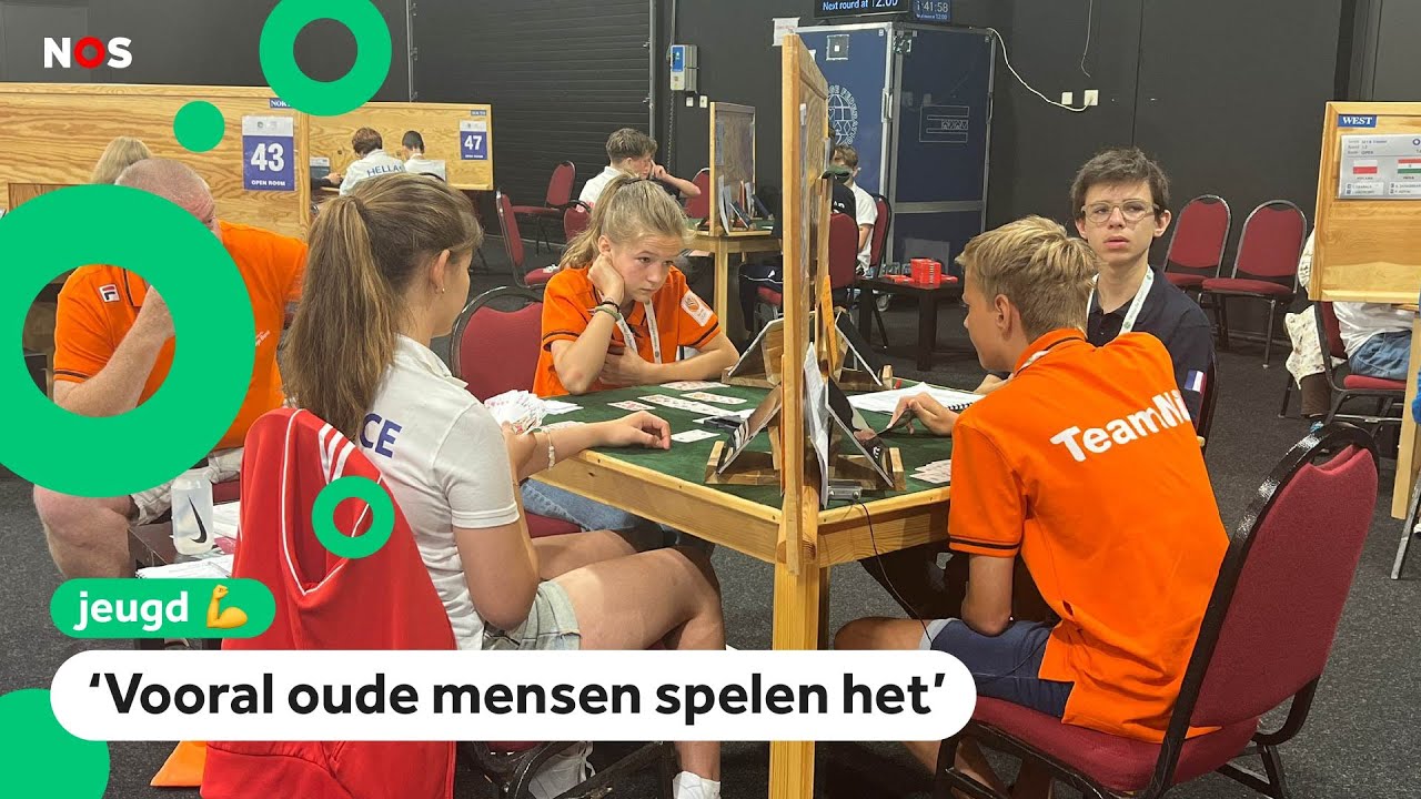 Karlijn en Thom doen aan denksport bridge