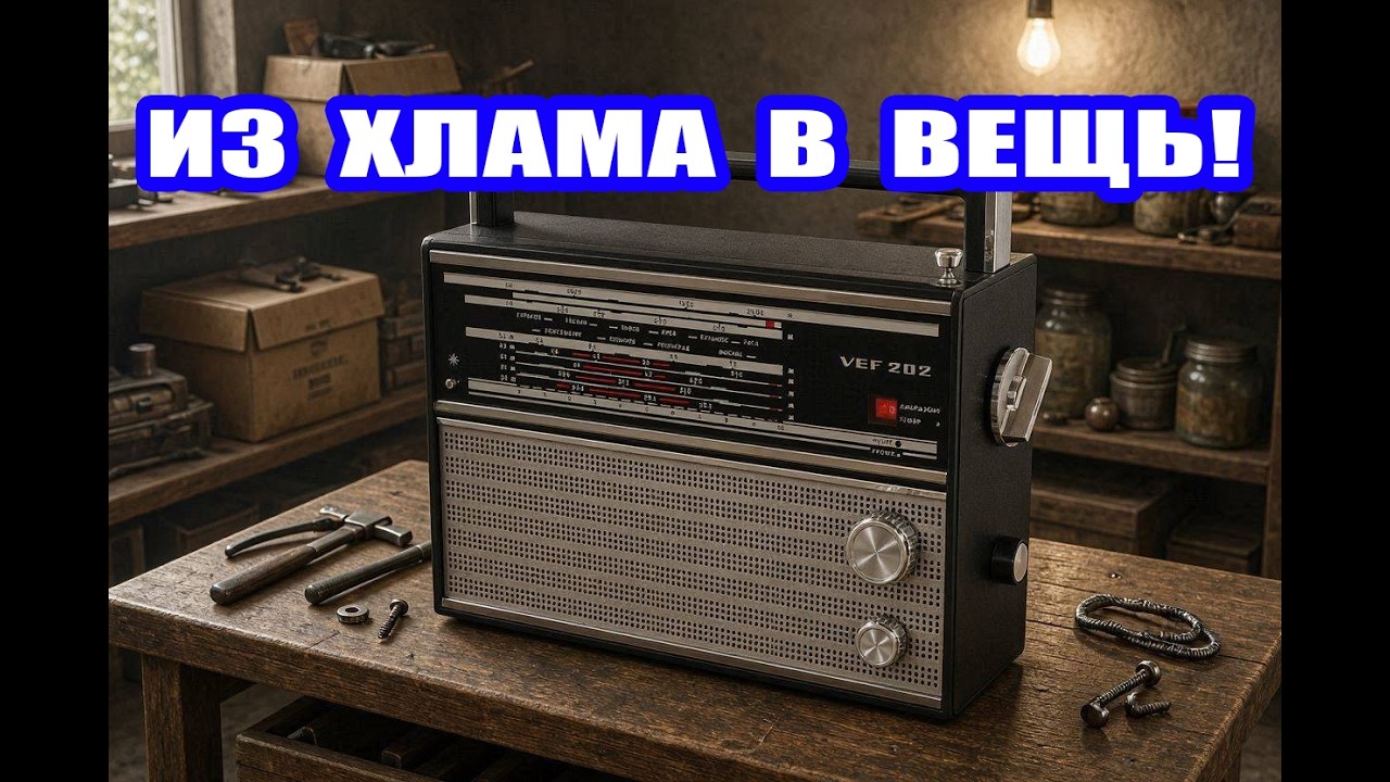 Случайно нашёл в чулане дедушкин приёмник  Показываю, что я с ним сделал!