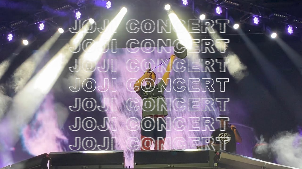 joji concert vlog 🎟️  - glimpse of us first live performance, vip merch unboxing, & getting in-n-out