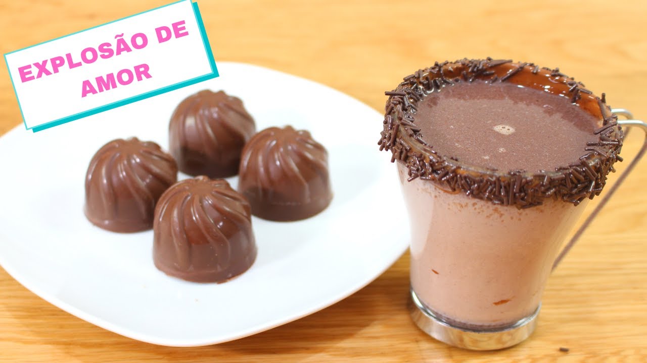 CÁPSULA DE CHOCOLATE QUENTE CASEIRA ( EXPLOSÃO DE AMOR)
