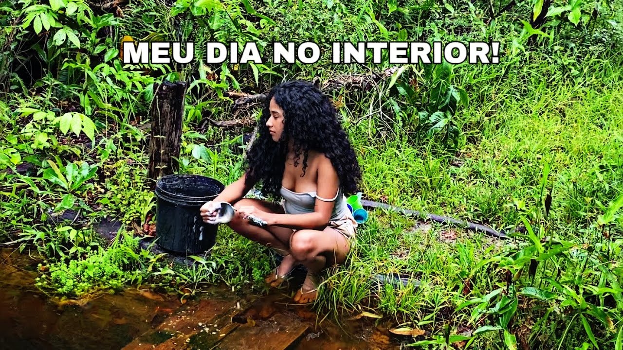 REAL AMAZONAS! DIA A DIA RIBEIRINHO! LAVEI LOUÇA NO IGARAPÉ DO AMOR!