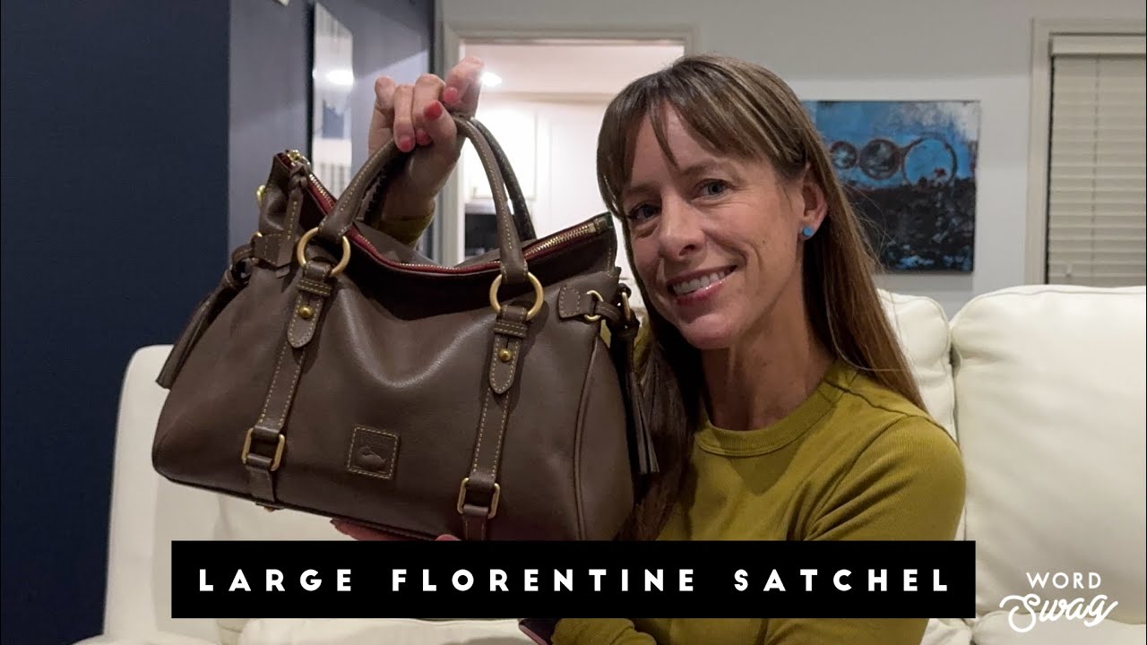 Обзор большой флорентийской сумки Dooney and Bourke | Сравнение с обычной | Что подходит