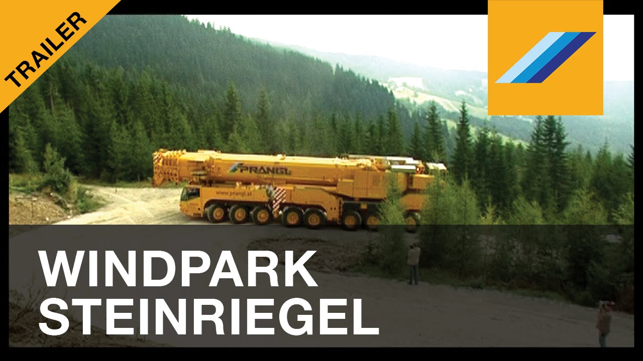 Windkraftanlagen-Aufbau in 1600 m Seeh&ouml;he | Steinriegel (A) -Trailer
