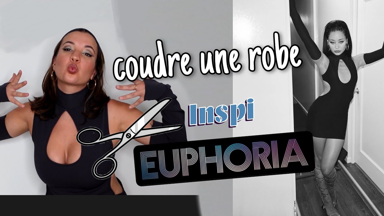 DIY 🧵 COUDRE LA ROBE DE MADDIE - EUPHORIA ultra rapide #euphoria #diy #coudreunerobe #couture