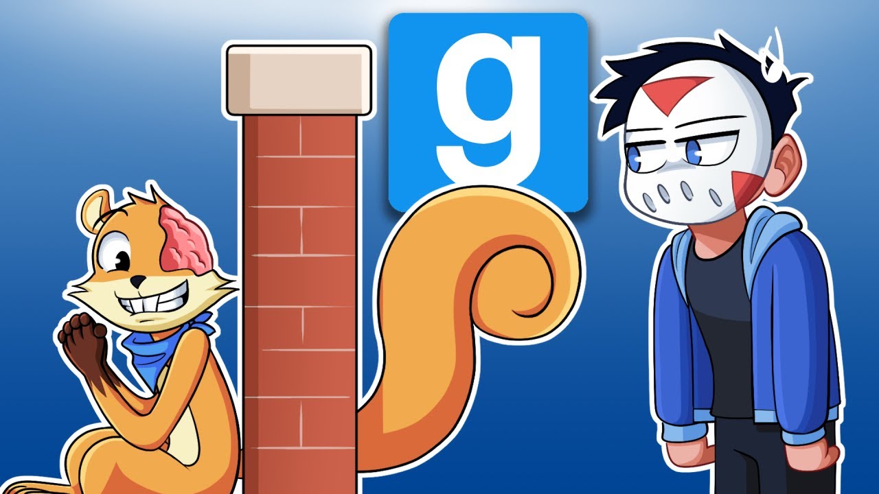 SQUIRRELS TAIL IS HIS BIGGEST WEAKNESS | GMOD Hide and Seek with Friends