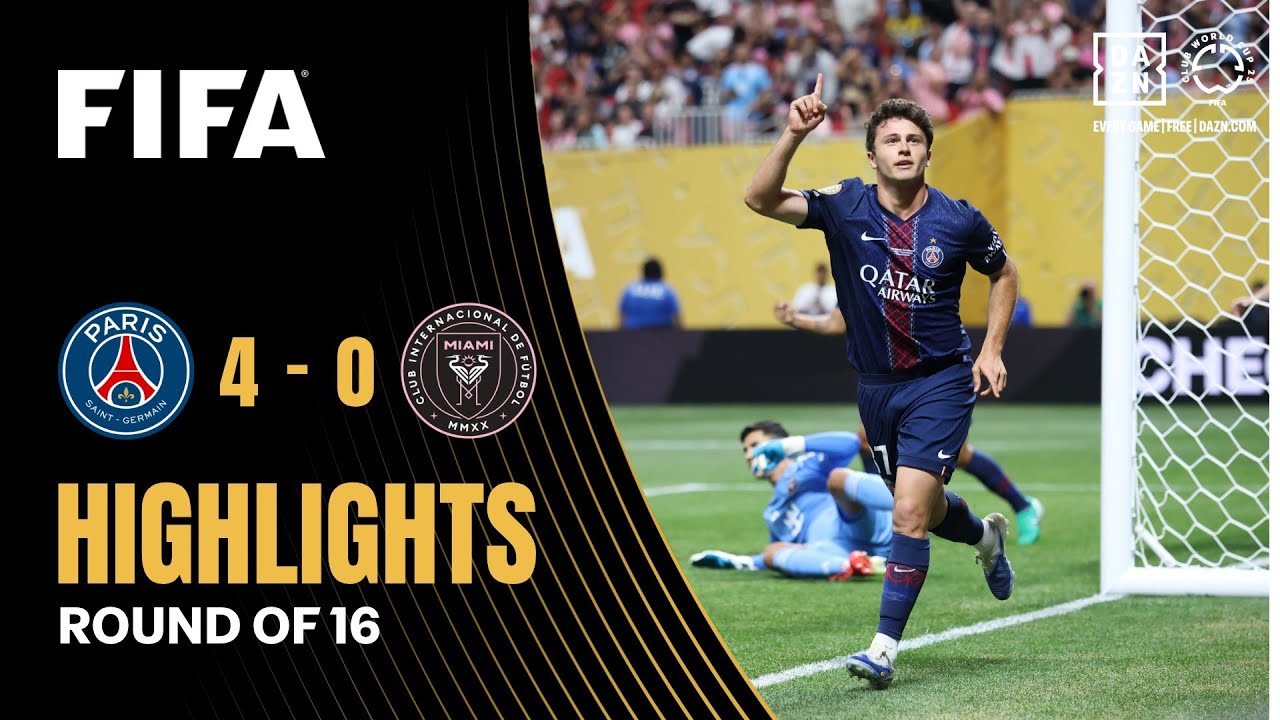 Paris Saint-Germain vs Inter Miami CF Highlights | FIFA Club World Cup 2025