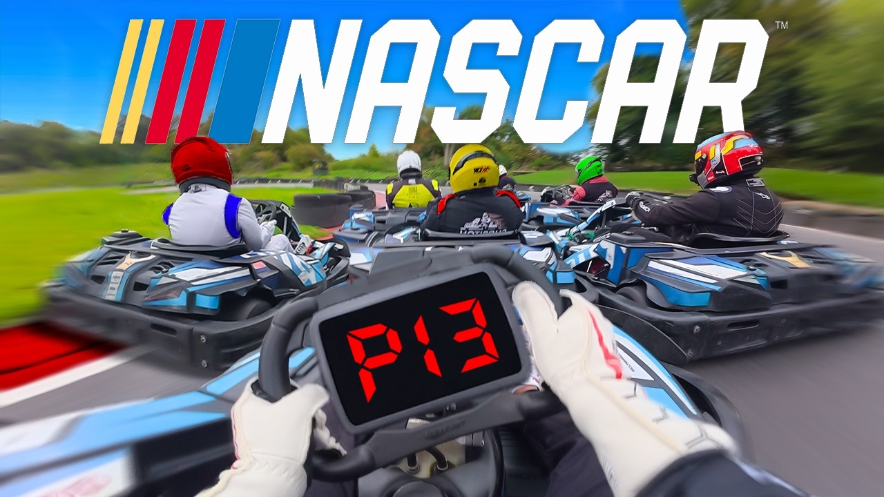 NASCAR... но в GO KARTS!
