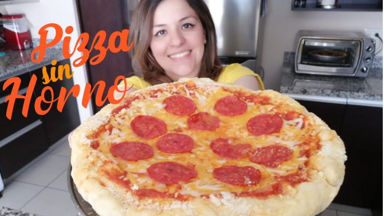 PIZZA SIN HORNO (en sart&eacute;n) MUY CRUJIENTE!!