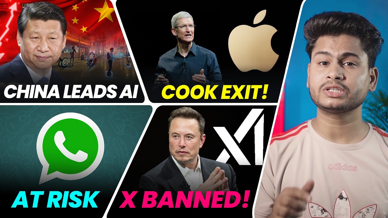 Musk Reveals X Algorithm, Tim Cook Leaving Apple & China’s AI Warning!