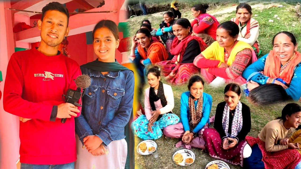 काफी समय बाद मन्दिर में भंडारा हुआ और सभी गाँव वालों ने लिया हिस्सा!☺🥰