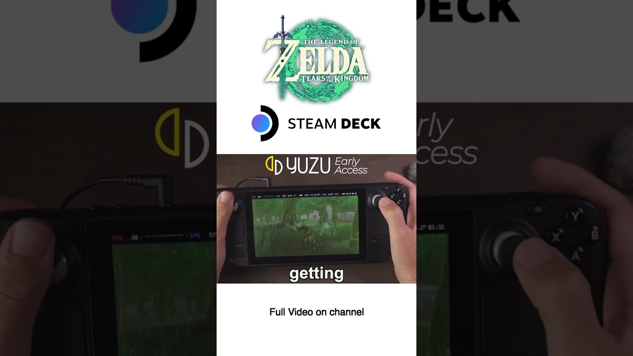 ToTK в Steam Deck | Эмуляция Yuzu