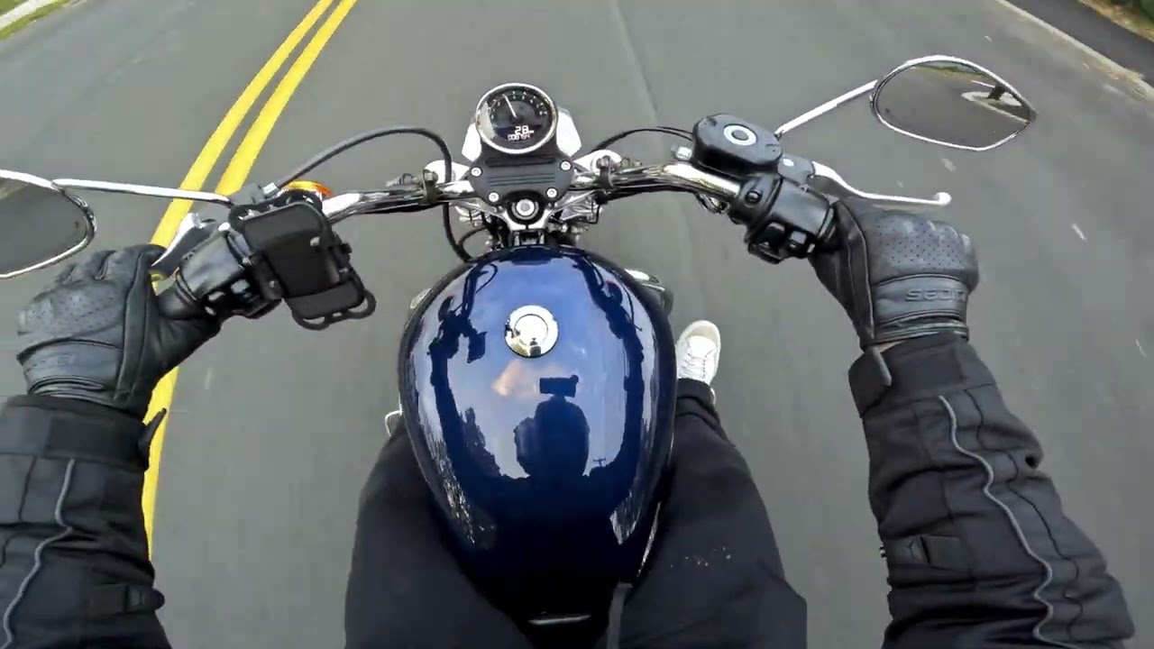 HARLEY DAVIDSON 883 SUPERLOW POV - CHILL RIDE