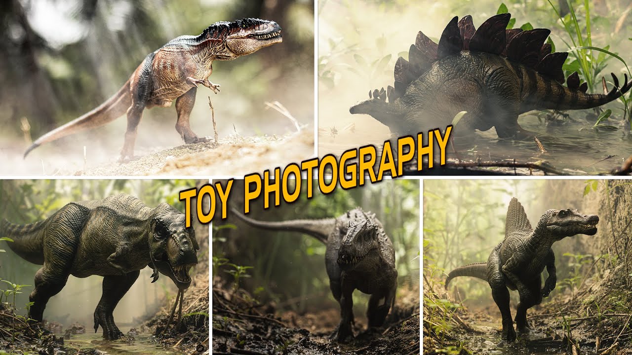 Dinosaur Toy Photography - 2021 October and November