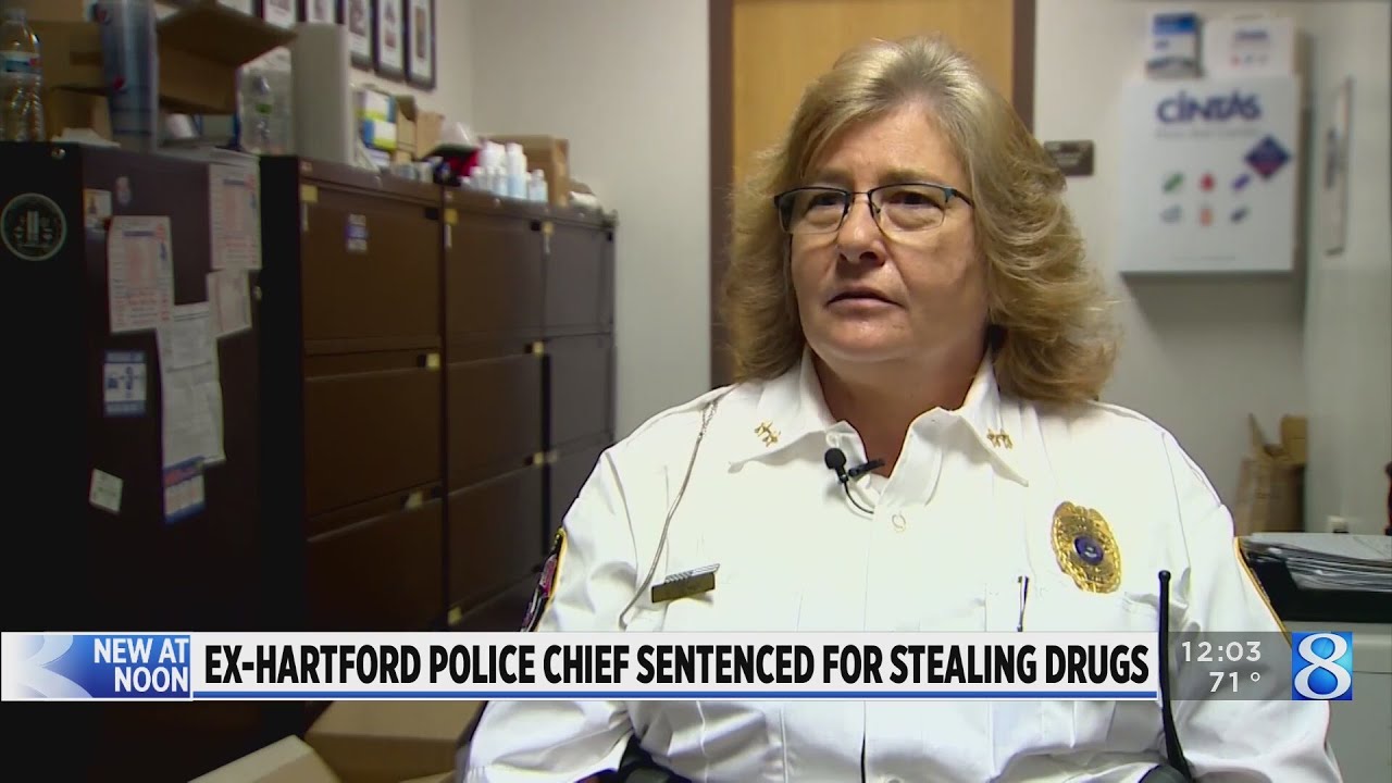 Ex-Hartford police chief gets prison in drug case