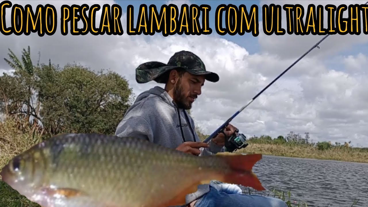 Aprenda a pescar lambari com ultralight! Sistema com chicote, é fatal!