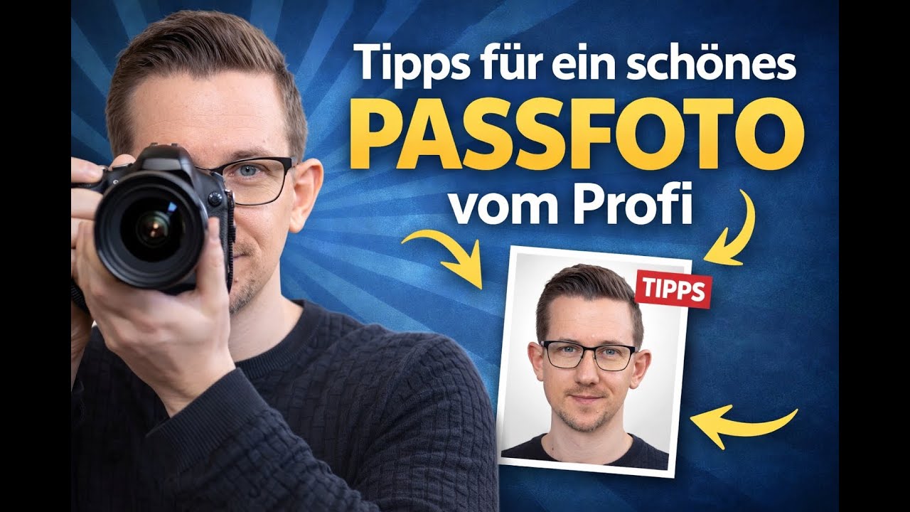 Passfoto Tipps vom Profi 📸 So wird dein Ausweisfoto wirklich gut!