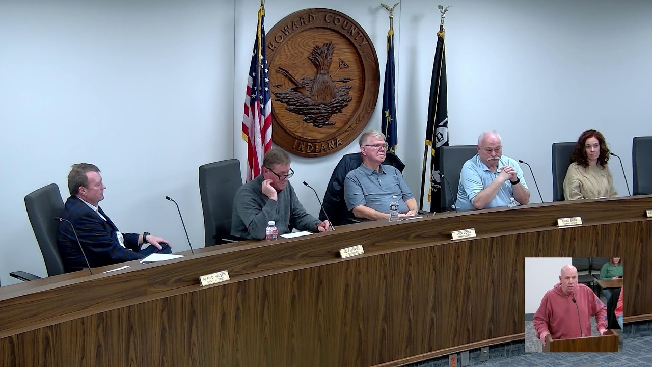 Howard County Government, IN - Commissioner Meeting 2/16/2026