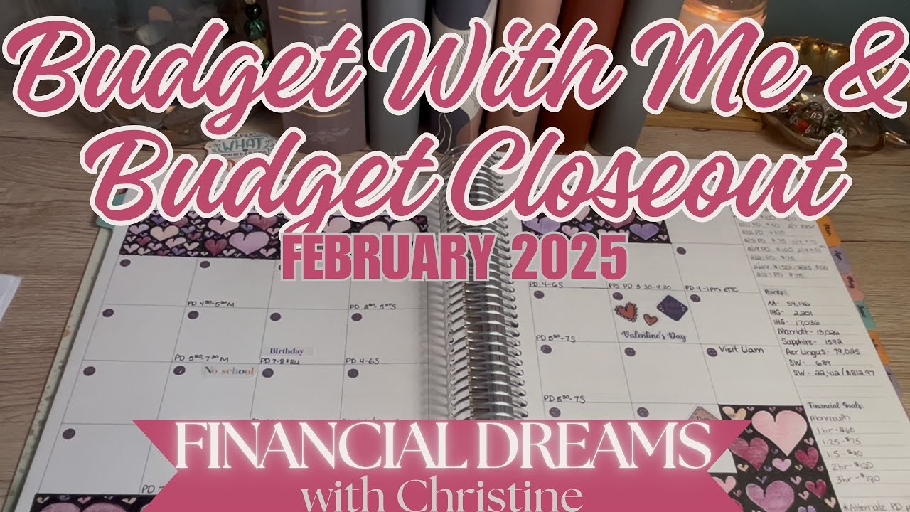 1st & 2nd Paycheck February 2025 Budget Closeout | Debt & Savings Journey | Zero Based #budgeting
