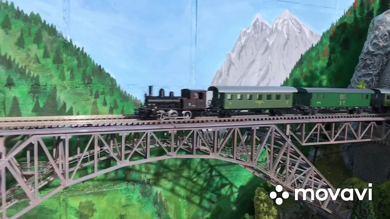 Die Ed 3/3 der Dampfbahn Bern unterwgs auf der Moba Hausberg