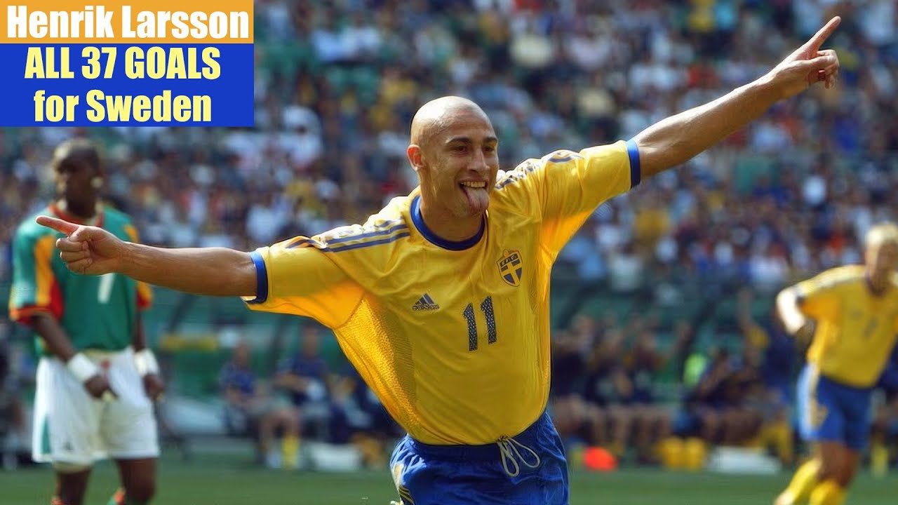 Henrik Larsson ◉ All 37 Goals for Sweden 🇸🇪