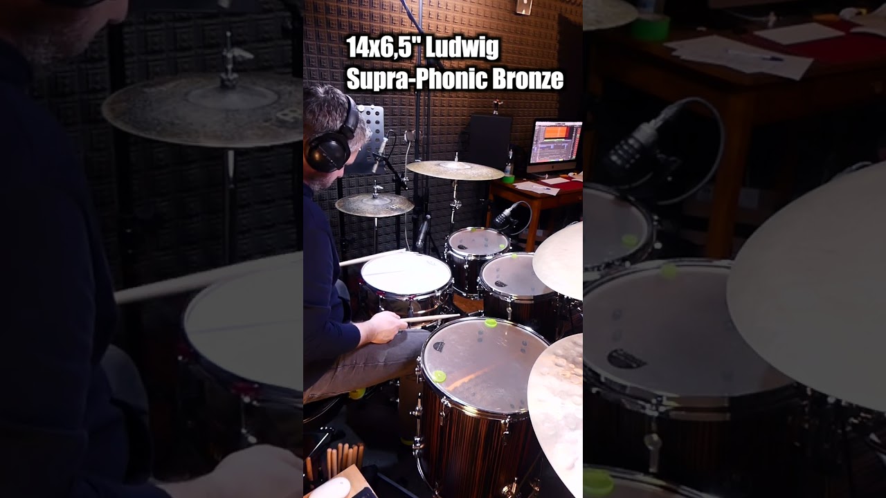 Tunebot vs. Ludwig Supra-Phonic Bronze #shorts #schlagzeug #ludwigsnare #tunebot #shortsmitmarietta