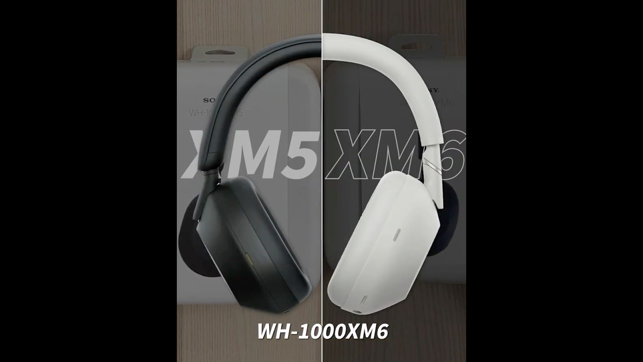 【耳機比一比】1️⃣分鐘帶你看SONY WH-1000XM6和XM5的差異🎧 ｜金曲音響