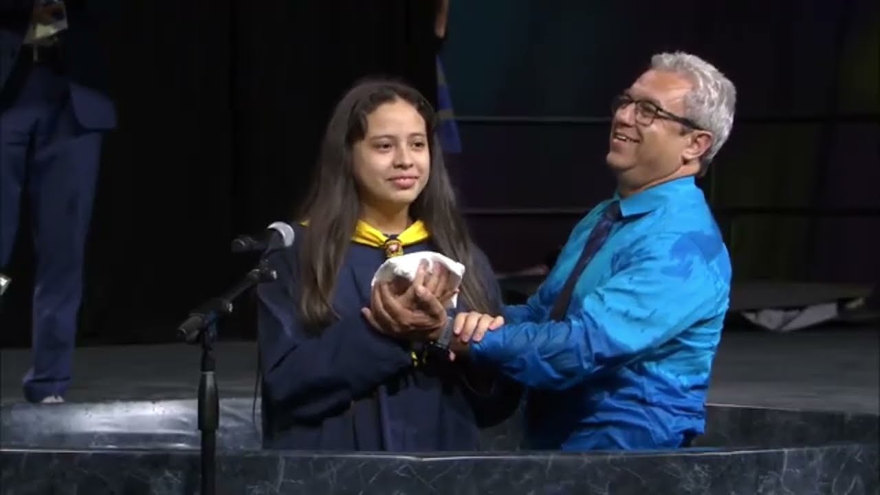 First Baptism at #gcsession 2025