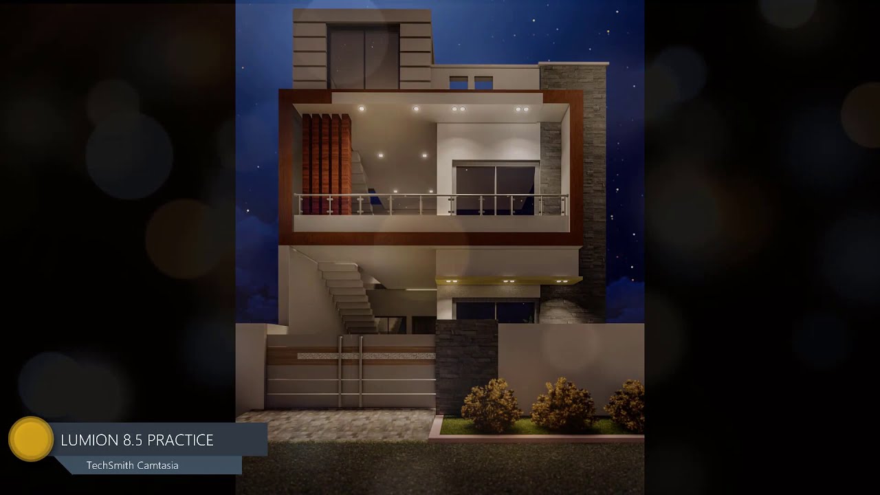 Lumion 8.5 practice night render | learn lumion 8.5 pro tutorial