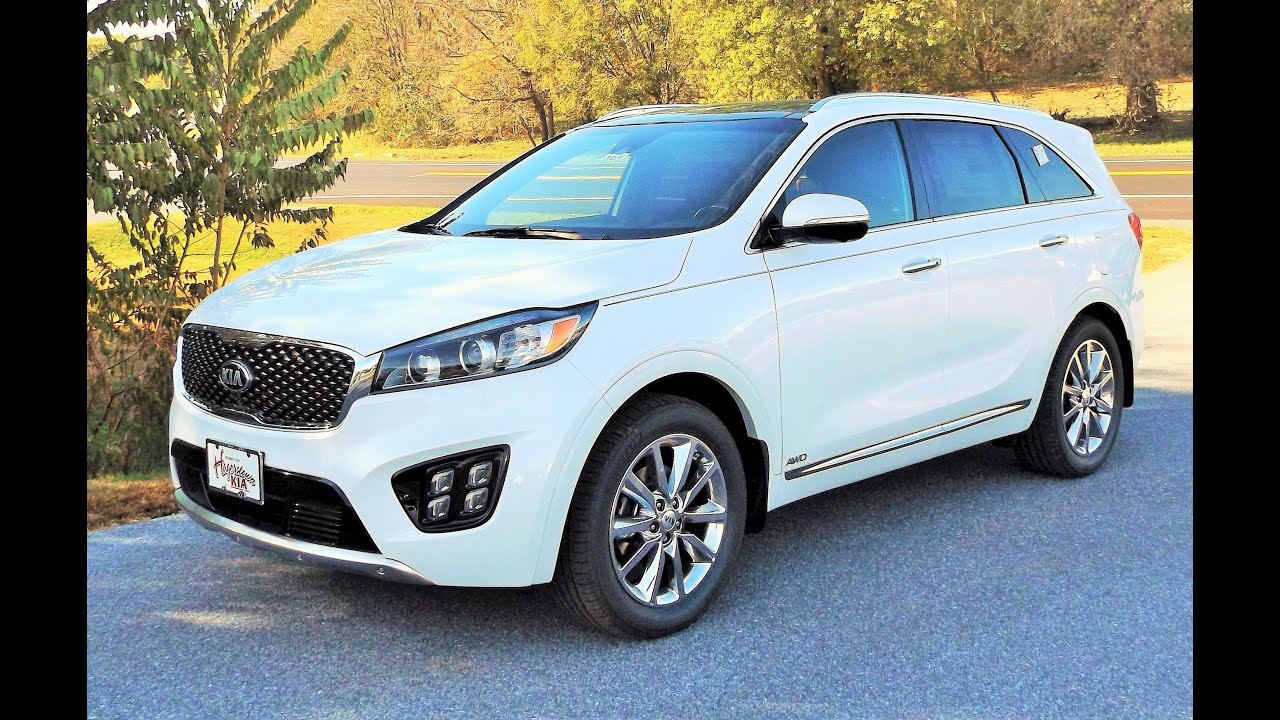 2016 Kia Sorento SXL V6 AWD Start Up, Review and Tour