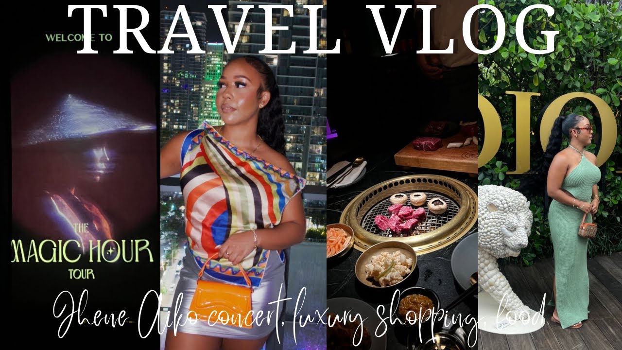 TRAVEL VLOG: A FEW DAYS IN MIAMI (JHENÉ AIKO CONCERT, BALLOON MUSEUM,SHOPPING + MORE) || Love Shae ♡