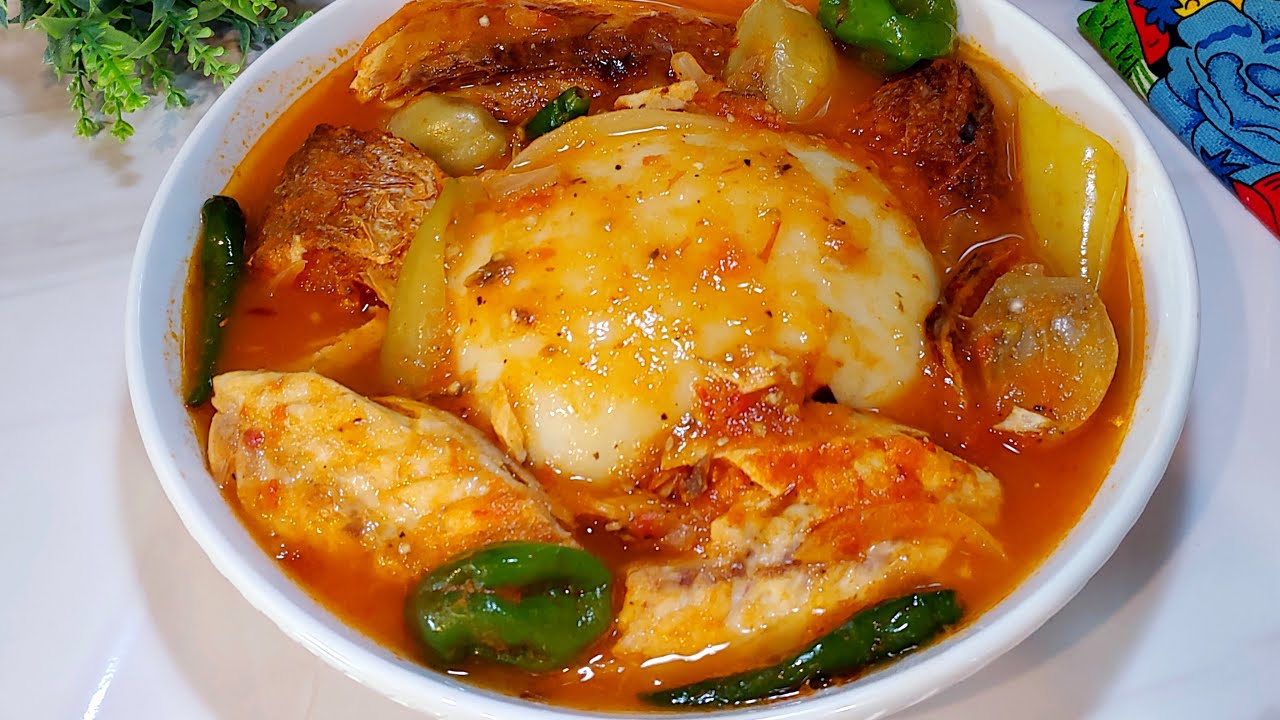 Soupe Au Poisson Fumé Pour Foufou || Fufu Dessi || Fish light soup