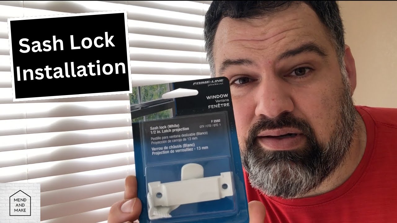 How to install a Sash Lock.