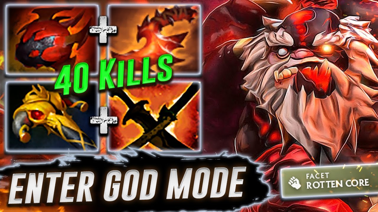 PUDGE Enter GOD Mode 40 KILLS! - Dota 2 Highlights & Guides TV