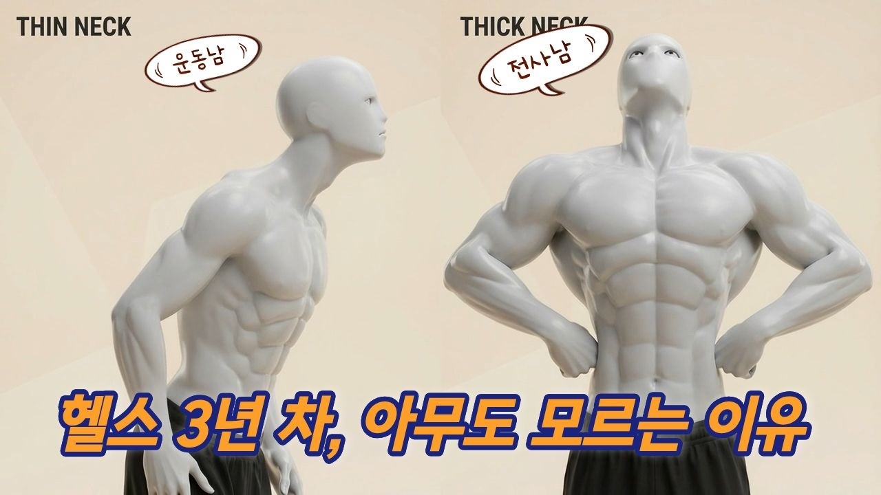 헬스 몇 년째인데 아직도 존재감 없는 이유 (목 운동의 진실)