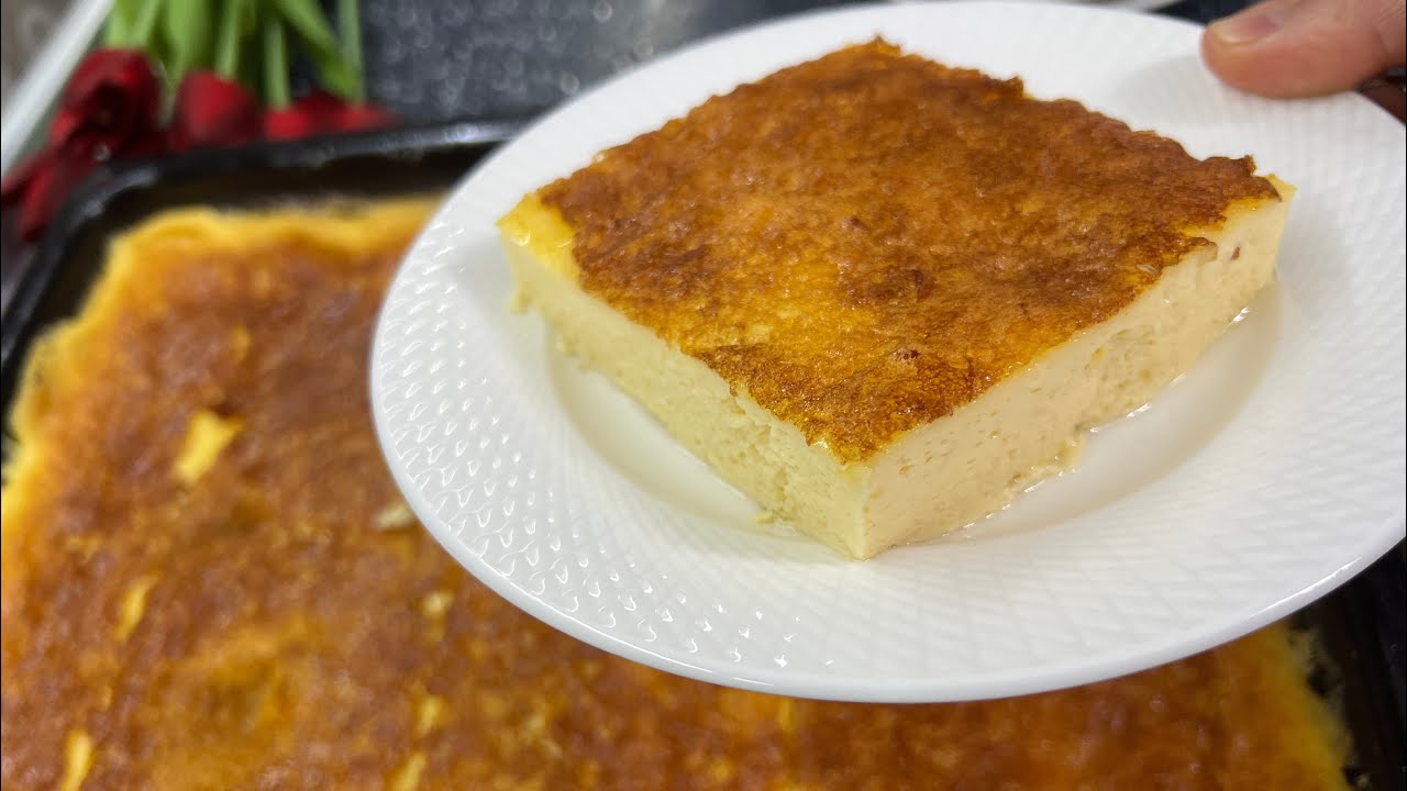 Dolce veloce senza farina e olio con soli 3 ingredienti 🥰🥰🥰