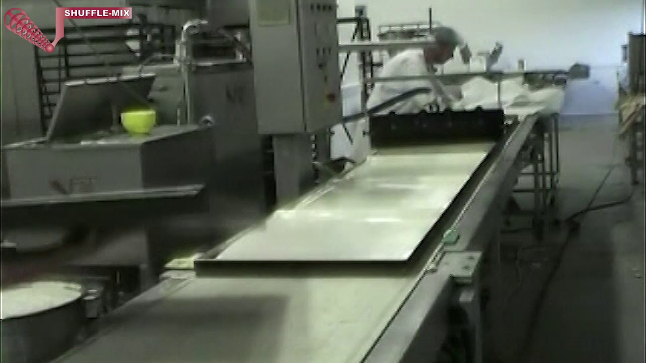 Shuffle Mix Sponge layer cake production