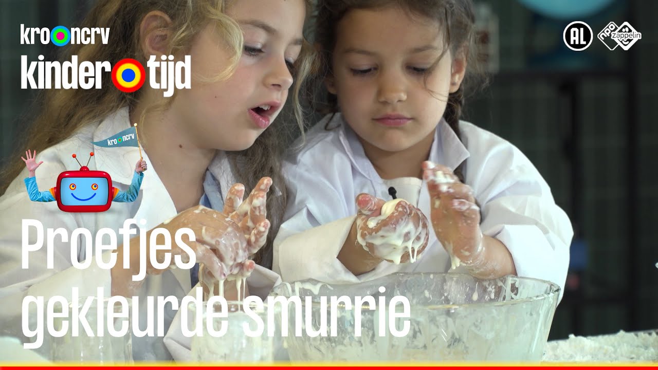 🔬🔍 Proefjes - Gekleurde smurrie (Kindertijd KRO-NCRV)