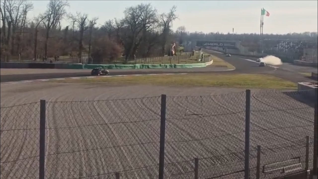 Monza track day 15/2/2026 Action and tunnel launch.