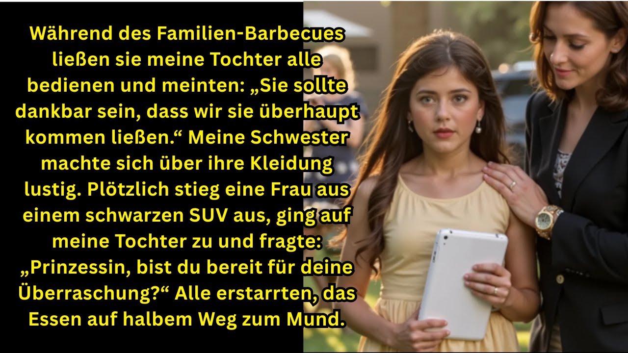 Als meine Tochter gedemütigt wurde – Das Familien-Barbecue, der schwarze SUV und die schockierende