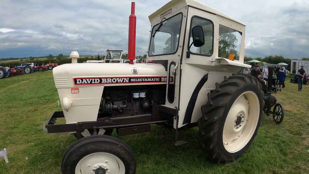 1971 David Brown 990 Selectamatic 3.0 Litre 4-Cyl Diesel Tractor (53 HP) at Rempstone Steam 2024