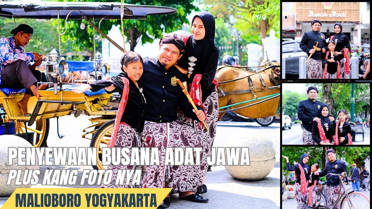 Foto Baju Adat Jawa di Jogja | Spot Foto Terbaik di Malioboro