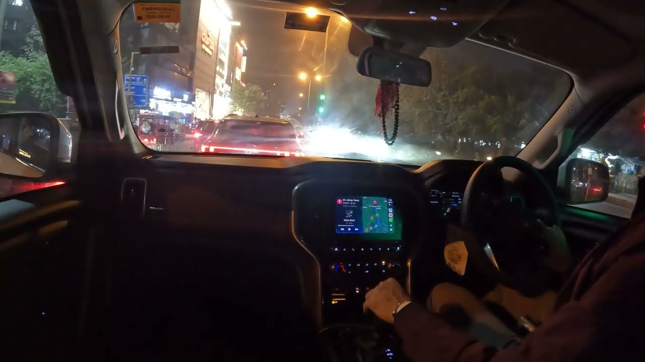 Delhi Night Drive with Scorpio N Z8 Select AT Diesel | Smooth & Powerful Ride