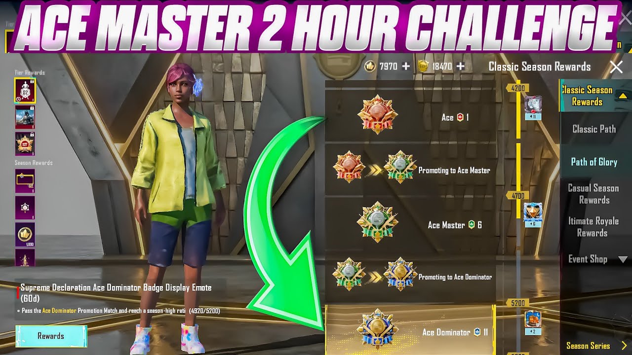 ⚡Ace to Ace Master: The 2H Grind​Back - to-Back Promotion Clutches in My 5 Finger Claw☠️Bgmi 
