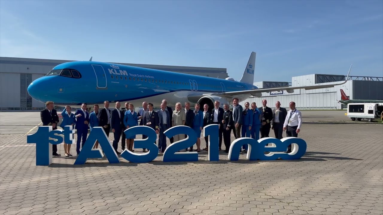 KLM: Eerste Airbus A321neo en Luchtvaartnieuws vliegt mee