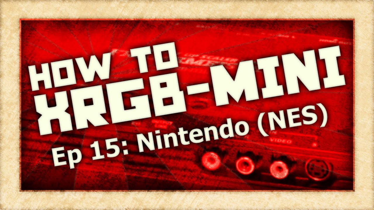 How To XRGB-mini: Nintendo NES (Framemeister)