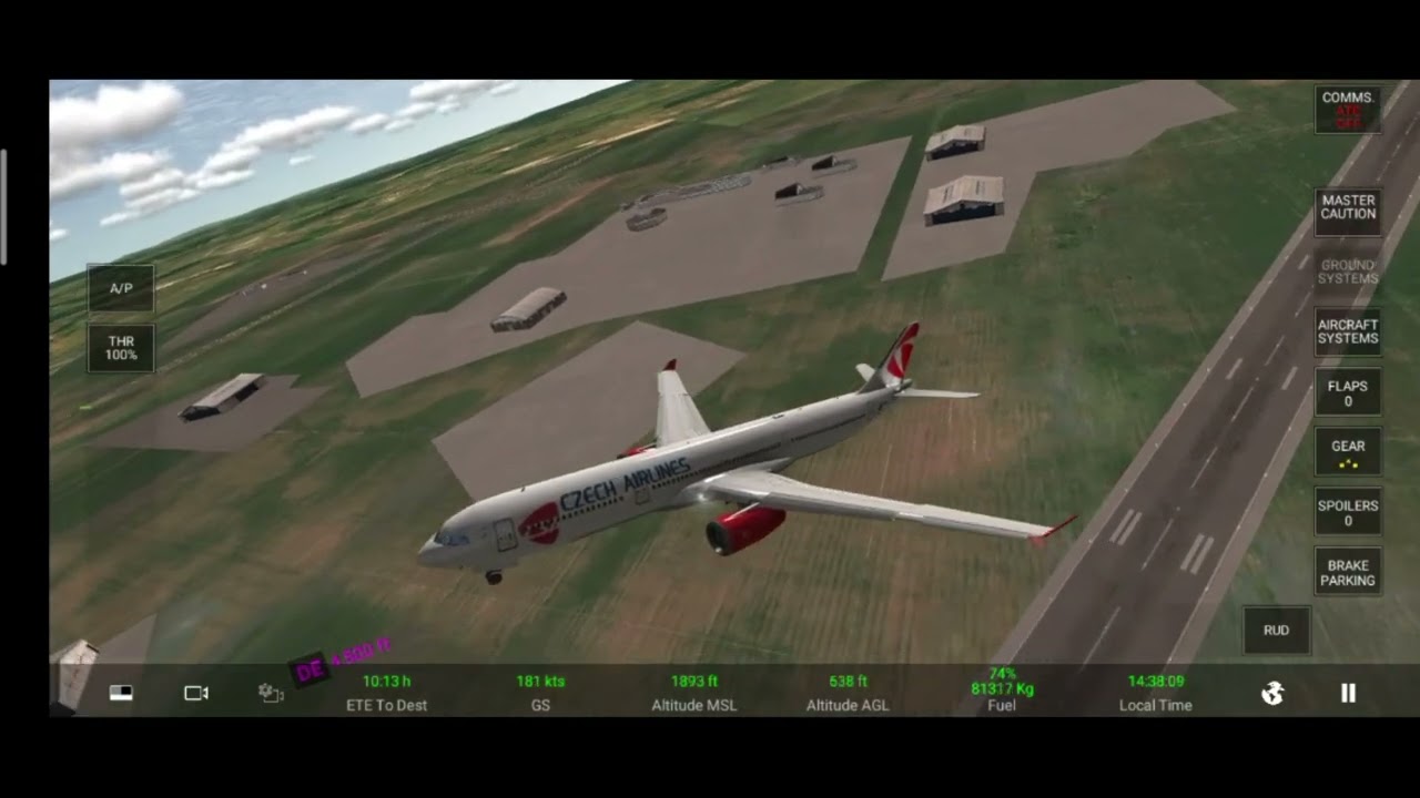 RFS | CSA Czech Airlines | Airbus A330 | Prague Takeoff
