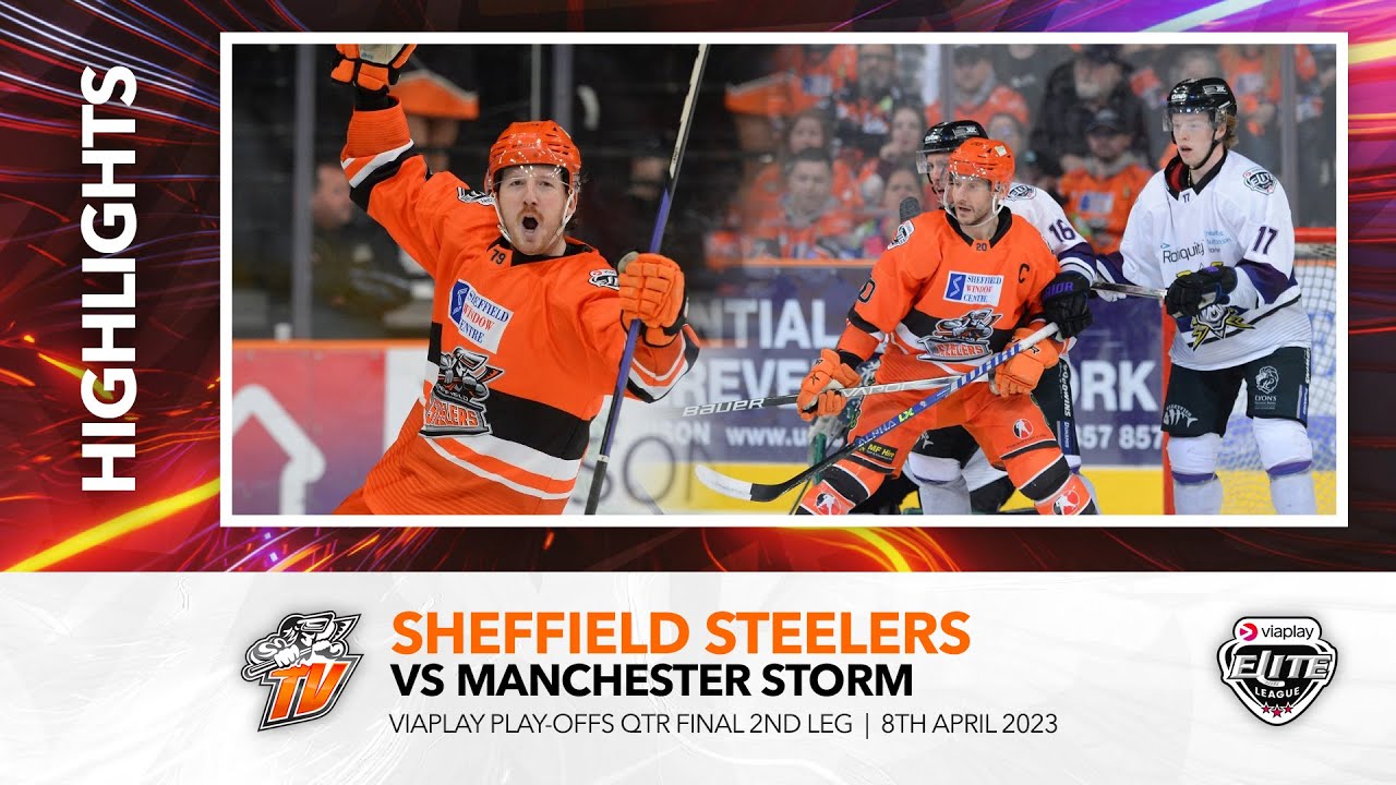 Sheffield Steelers vs Manchester Storm - Play-off Qtr Final 2nd leg - 9th April 2023