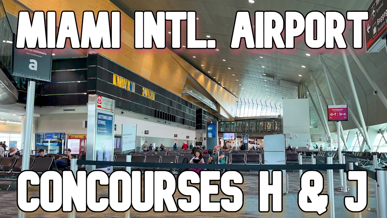 Miami International Airport South Terminal (Concourses H & J) - Tour