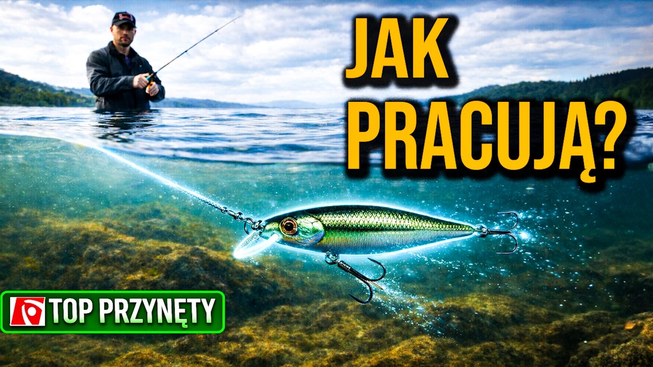 TOP przynęt spinningowych - zobacz jak pracują pod wodą!